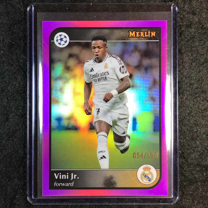 2024-25 Merlin UEFA Club Comp VINI JR. Pink /199 #77