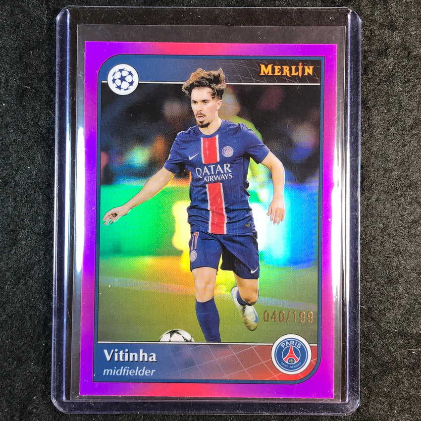 2024-25 Merlin UEFA Club Comp VITINHA Pink /199 #85