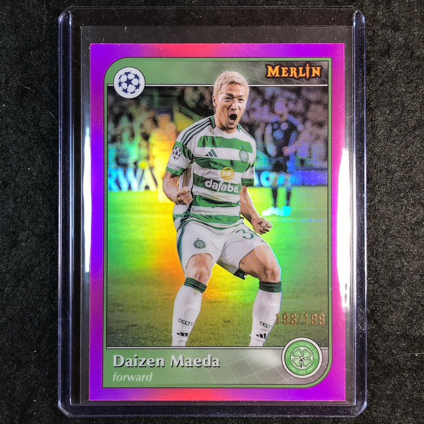 2024-25 Merlin UEFA Club Comp DAIZEN MAEDA Pink /199 #97