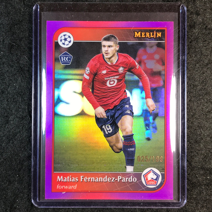 2024-25 Merlin UEFA Club Comp MATIAS FERNANDEZ-PARDO Rookie Pink /199 #103