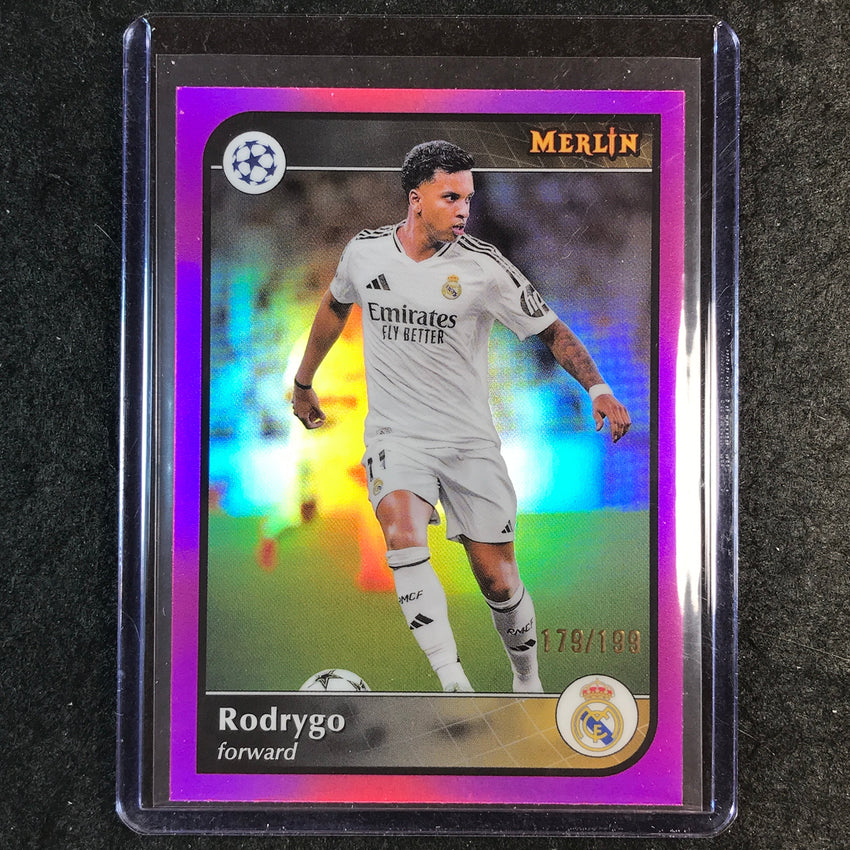 2024-25 Merlin UEFA Club Comp RODRYGO Pink /199 #127