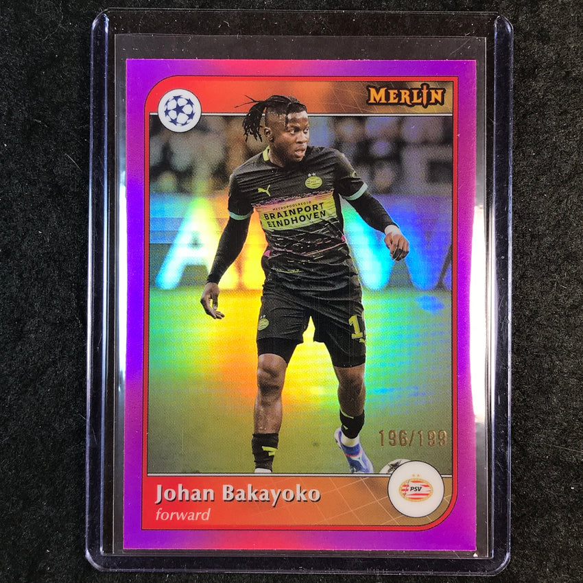 2024-25 Merlin UEFA Club Comp JOHAN BAKAYOKO Pink /199 #164