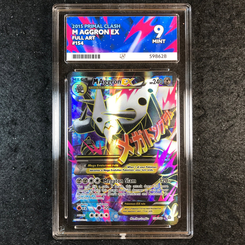 ACE 9 M Aggron EX - 154/160 - Full Art Primal Clash 628