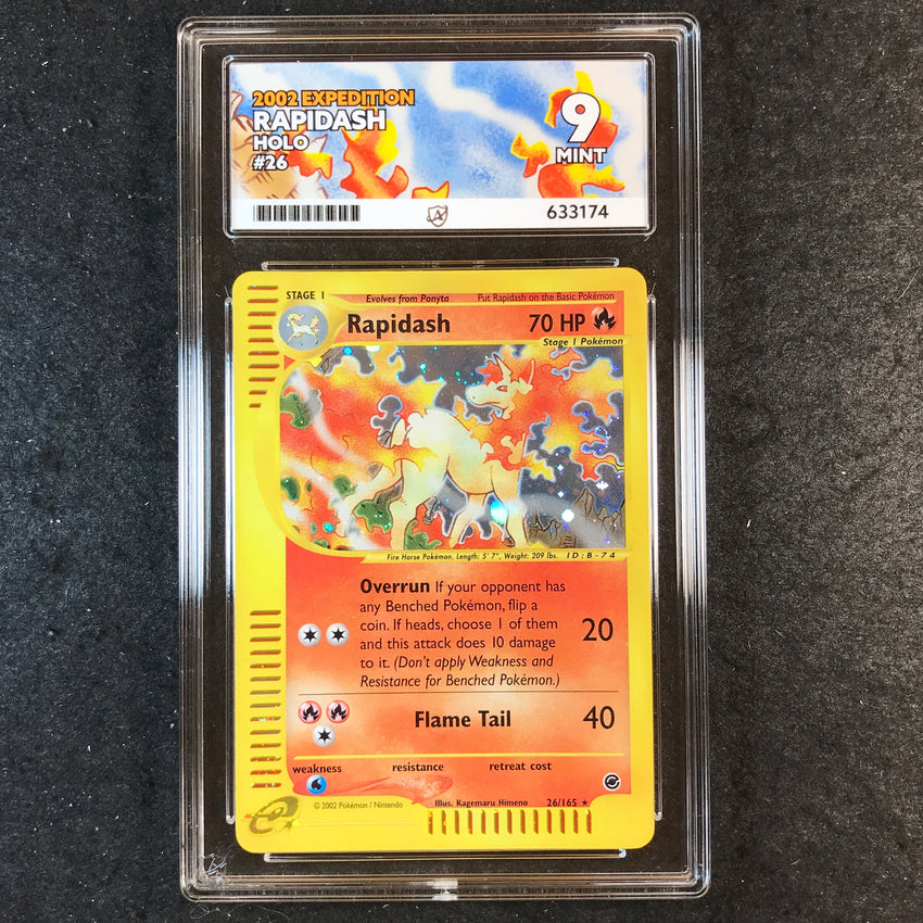 ACE 9 Rapidash - 26/165 - 2002 Holo Expedition 174