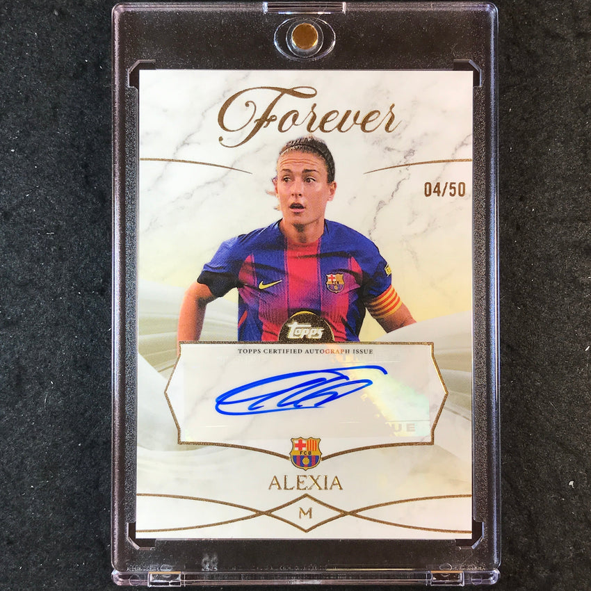 2025-26 Topps Forever Barcelona ALEXIA PUTELLAS Forever Women's Auto Gold 4/50