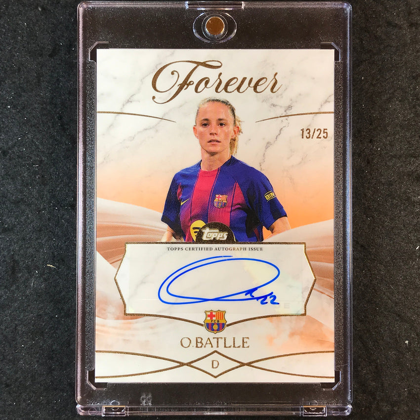 2025-26 Topps Forever Barcelona ONA BATLLE Forever Women's Auto Orange 13/25