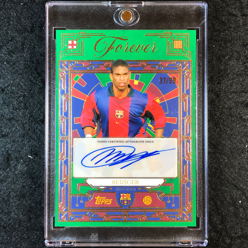 2025-26 Topps Forever Barcelona MICHAEL REIZIGER Blaugrana Vault Auto 37/99