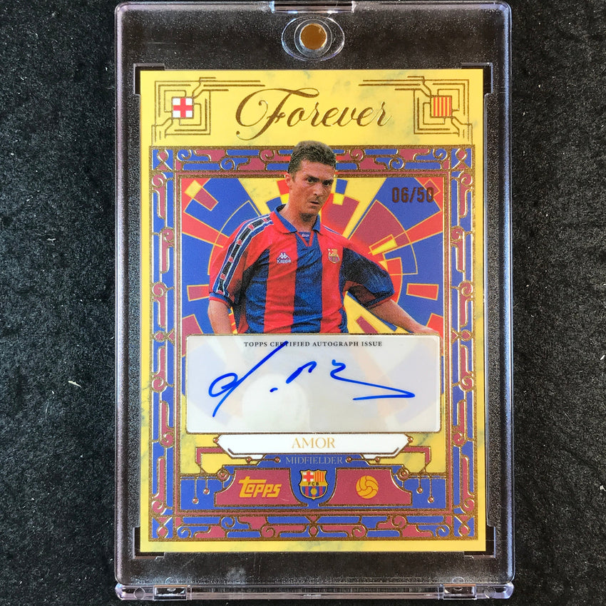 2025-26 Topps Forever Barcelona GUILLERMO AMOR Blaugrana Vault Auto Gold 6/50