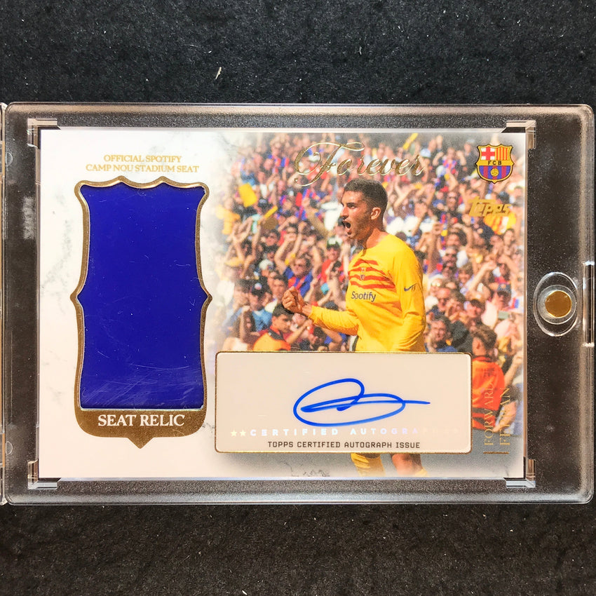 2025-26 Topps Forever Barcelona FERRAN TORRES Home View Auto Seat Relic #HV-FT