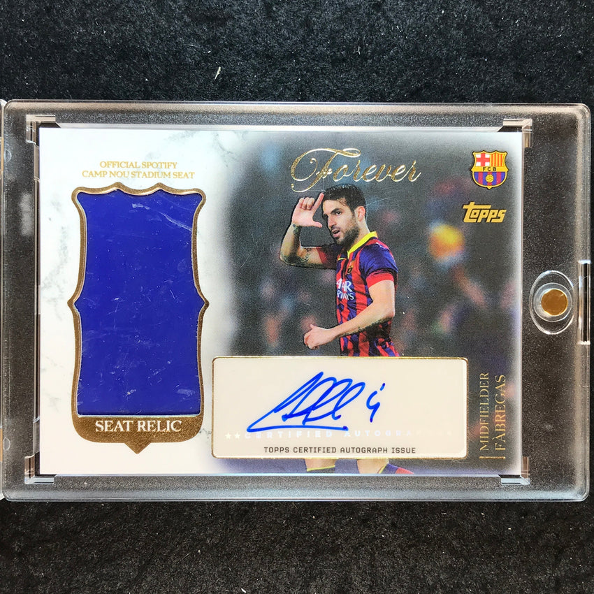 2025-26 Topps Forever Barcelona CESC FABREGAS Home View Auto Seat Relic #HV-CF