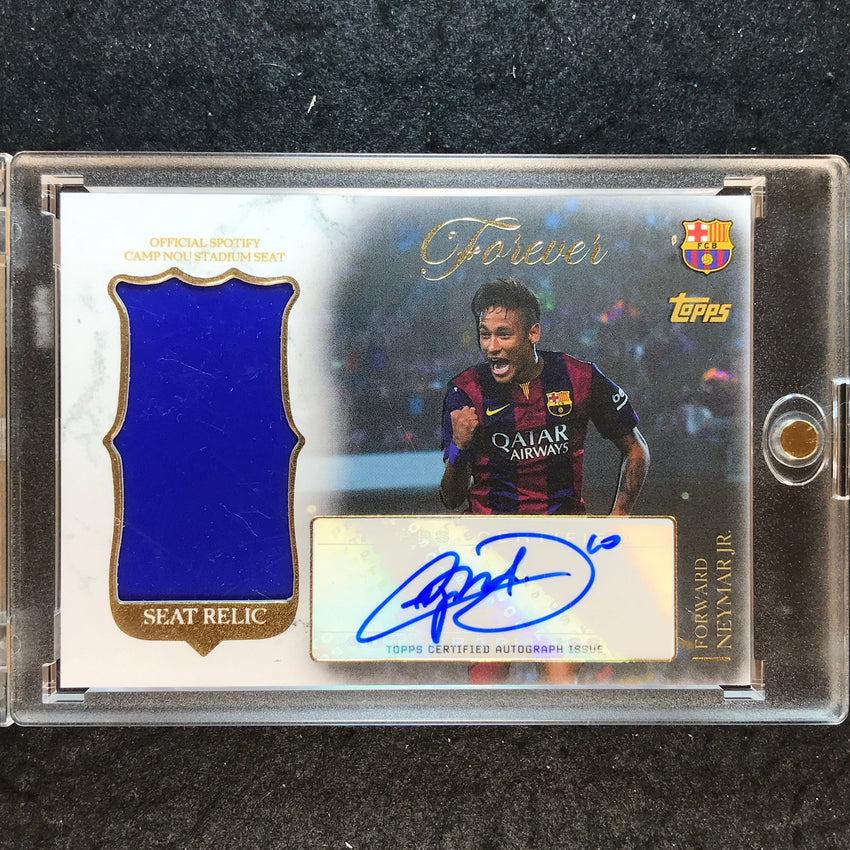 2025-26 Topps Forever Barcelona NEYMAR JR. Home View Auto Seat Relic #HV-NJ