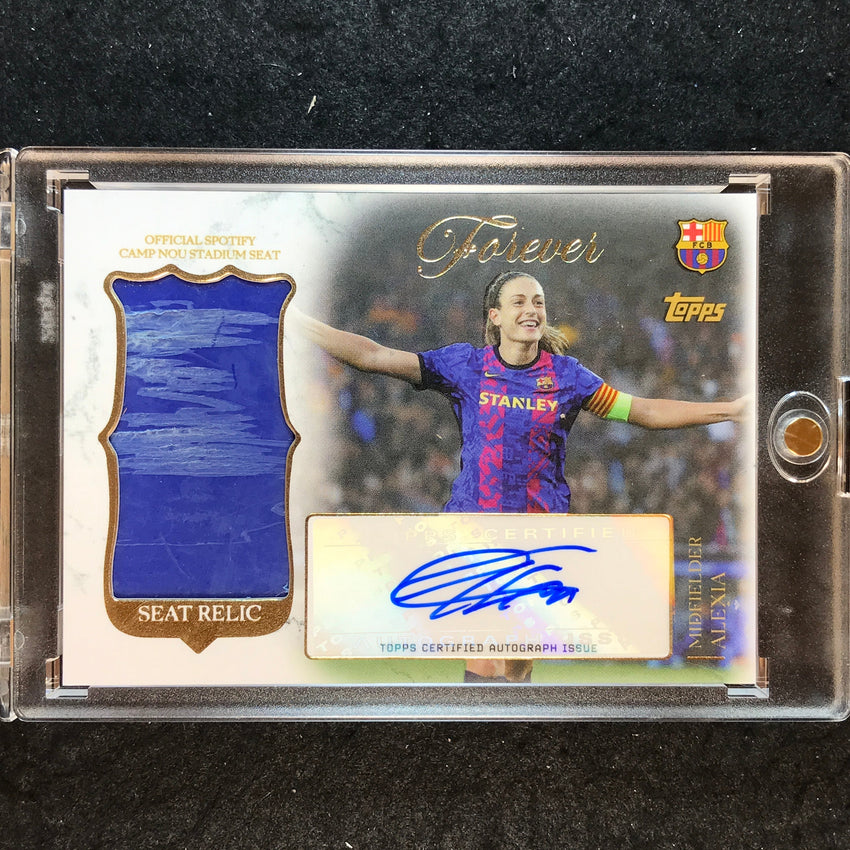 2025-26 Topps Forever Barcelona ALEXIA PUTELLAS Home View Auto Seat Relic #HV-AP