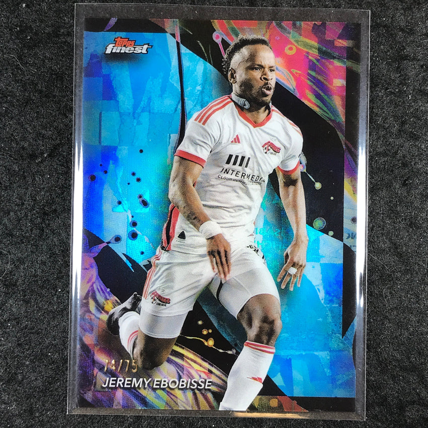 2024 Topps Finest MLS JEREMY EBOBISSE Uncommon Aqua 74/75 #180