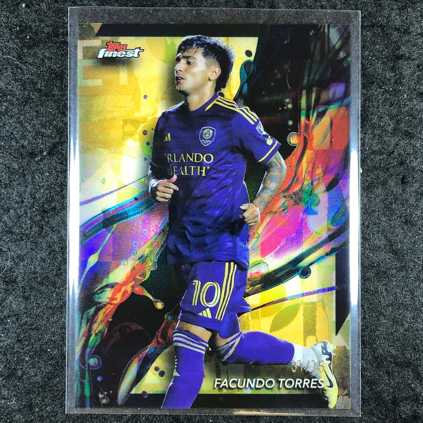 2024 Topps Finest MLS FACUNDO TORRES Common Gold 31/75 #25