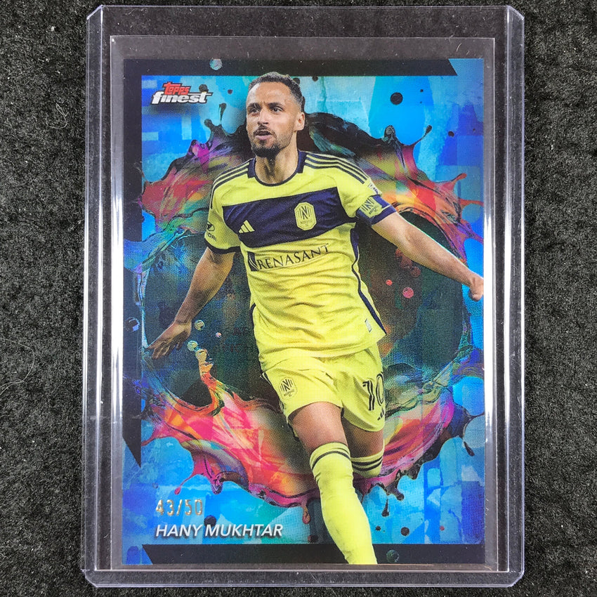 2024 Topps Finest MLS HANY MUKHTAR Rare Aqua 43/50 #208