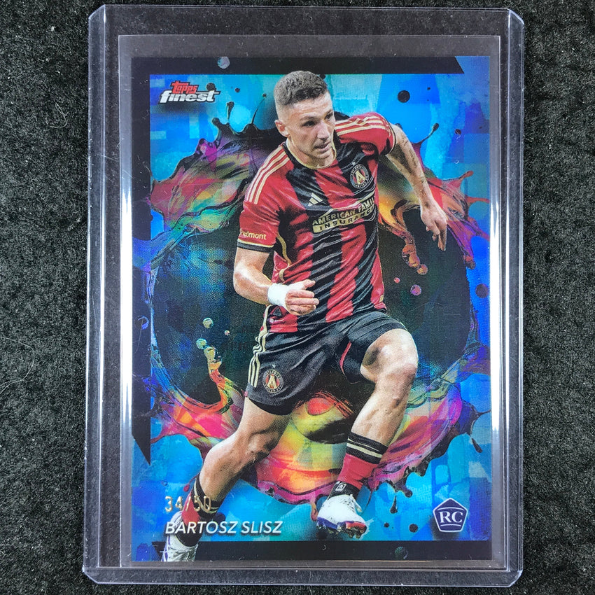 2024 Topps Finest MLS BARTOSZ SLISZ Rookie Rare Aqua 34/50 #221
