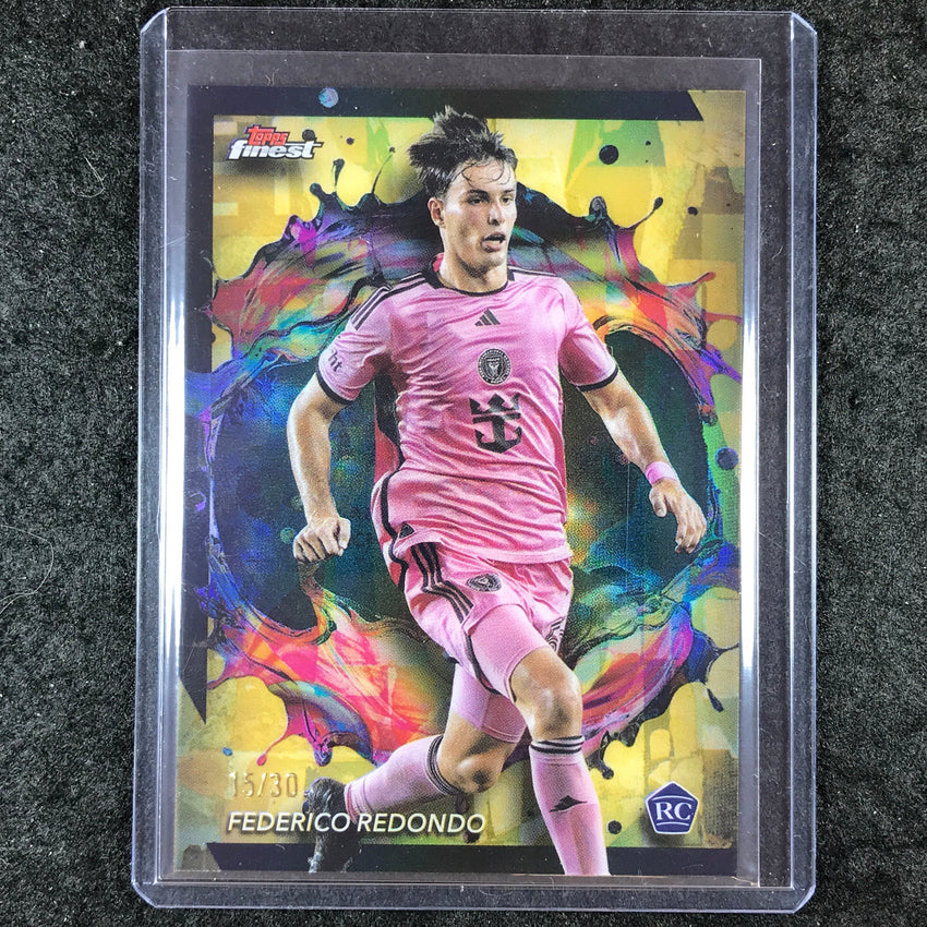 2024 Topps Finest MLS FEDERICO REDONDO Rookie Rare Gold 15/30 #228