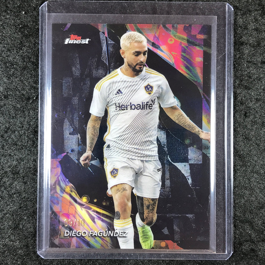 2024 Topps Finest MLS DIEGO FAGUNDEZ Uncommon Black 9/10 #181