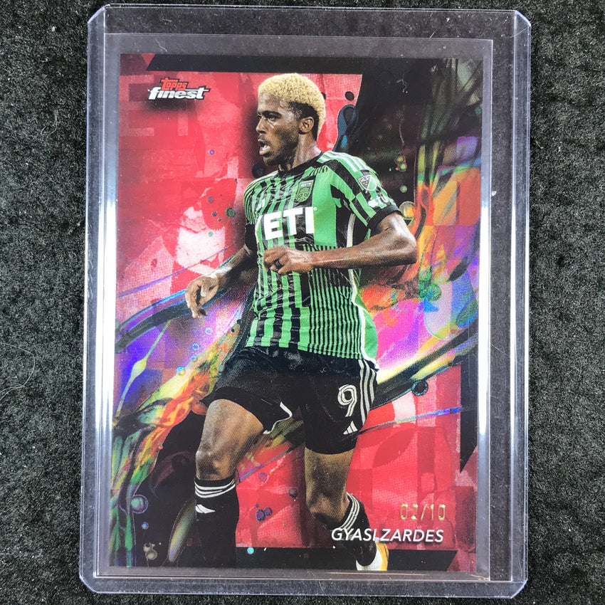 2024 Topps Finest MLS GYASI ZARDES Common Red 2/10 #85