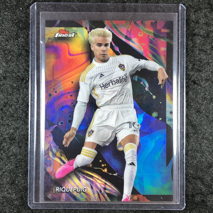 2024 Topps Finest MLS RIQUI PUIG Uncommon Oil Spill Refractor SSP #160