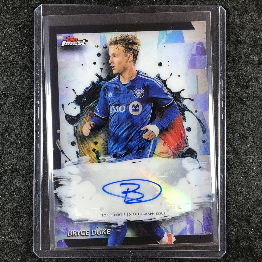 2024 Topps Finest MLS BRYCE DUKE Base Autograph #BD