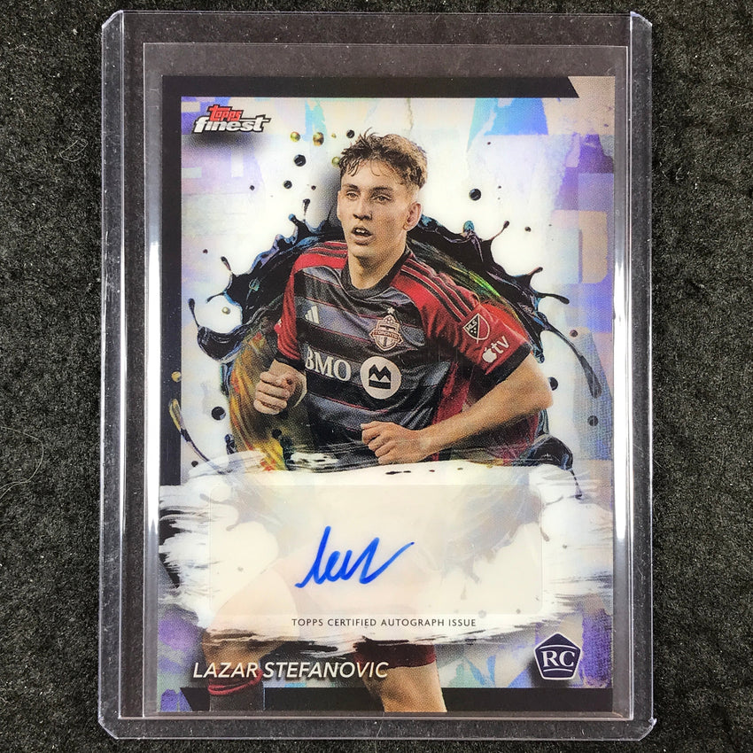 2024 Topps Finest MLS LAZAR STEFANOVIC Base Rookie Autograph #LS