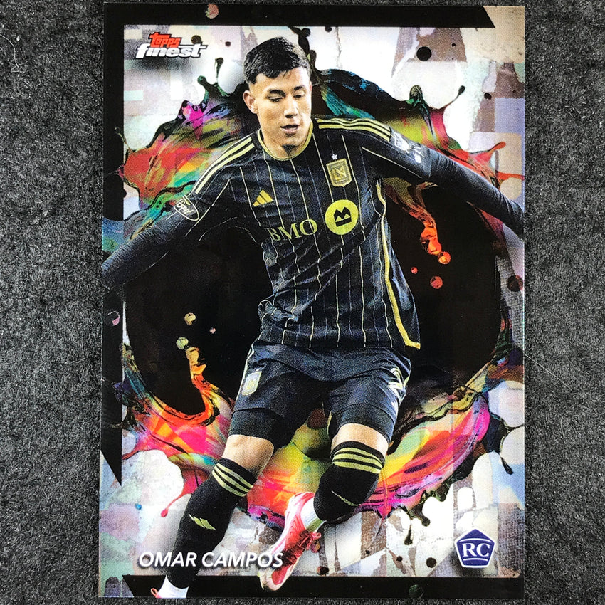 2024 Topps Finest MLS OMAR CAMPOS Rookie Base Rare #278