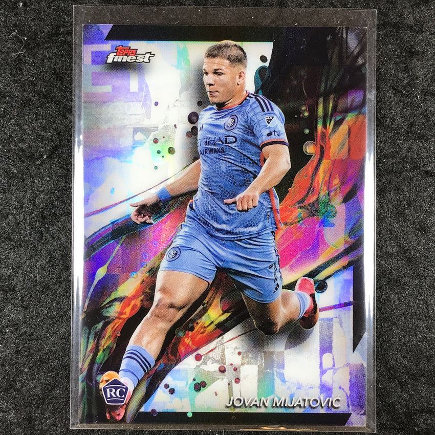2024 Topps Finest MLS JOVAN MIJATOVIC Rookie Base Common Refractor #56