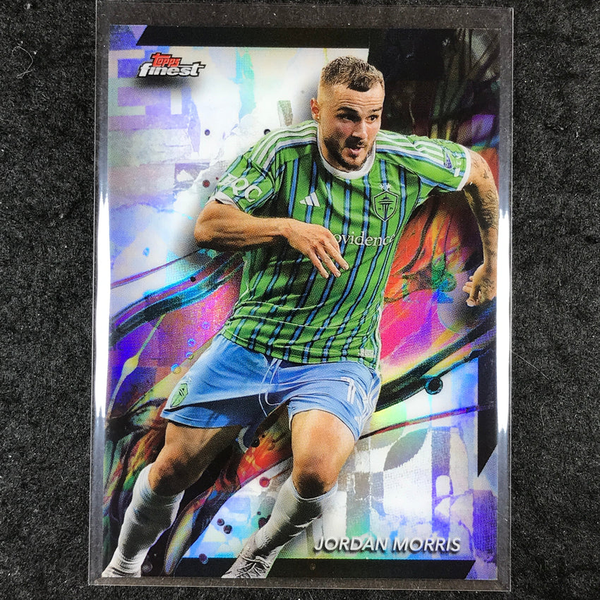 2024 Topps Finest MLS JORDAN MORRIS Base Common Refractor #71
