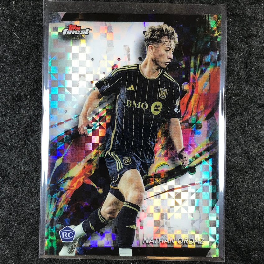 2024 Topps Finest MLS NATHAN ORDAZ Rookie Base Common Checkerboard #2
