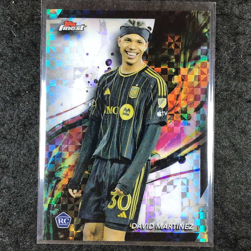 2024 Topps Finest MLS DAVID MARTINEZ Rookie Base Common Checkerboard #8