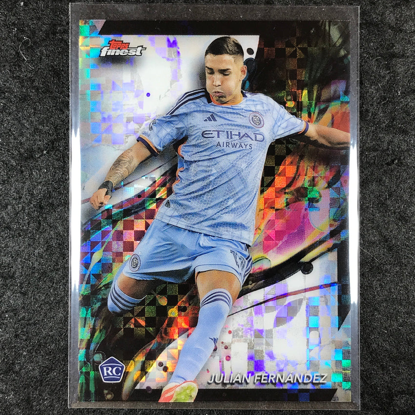 2024 Topps Finest MLS JULIAN FERNANDEZ Rookie Base Common Checkerboard #11