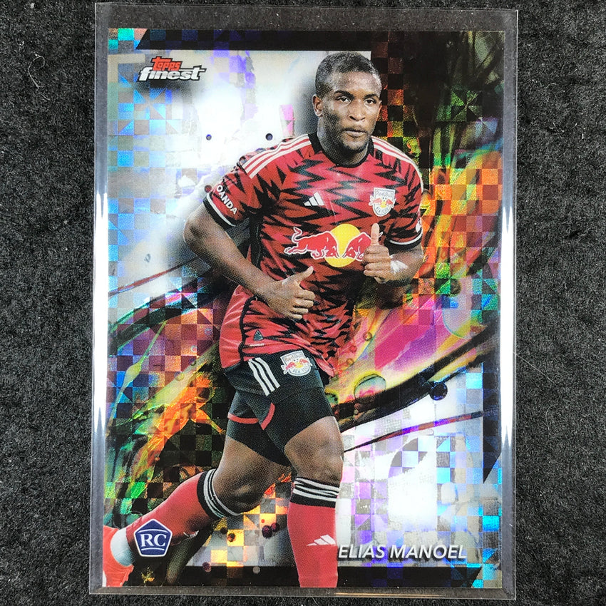 2024 Topps Finest MLS ELIAS MANOEL Rookie Base Common Checkerboard #33