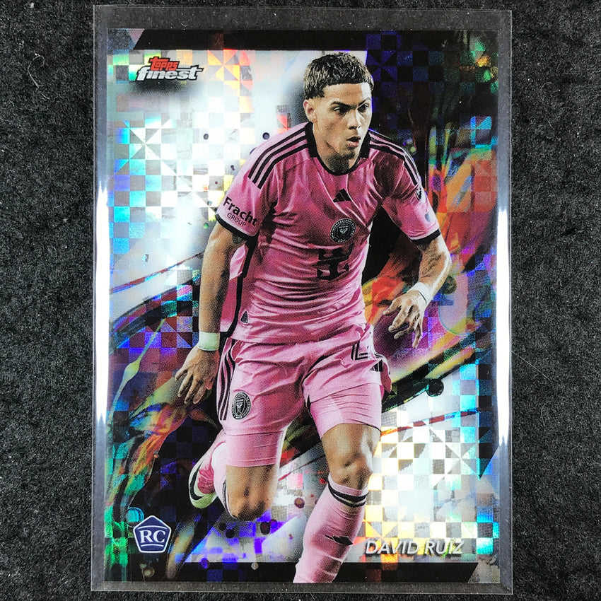 2024 Topps Finest MLS DAVID RUIZ Rookie Base Common Checkerboard #36