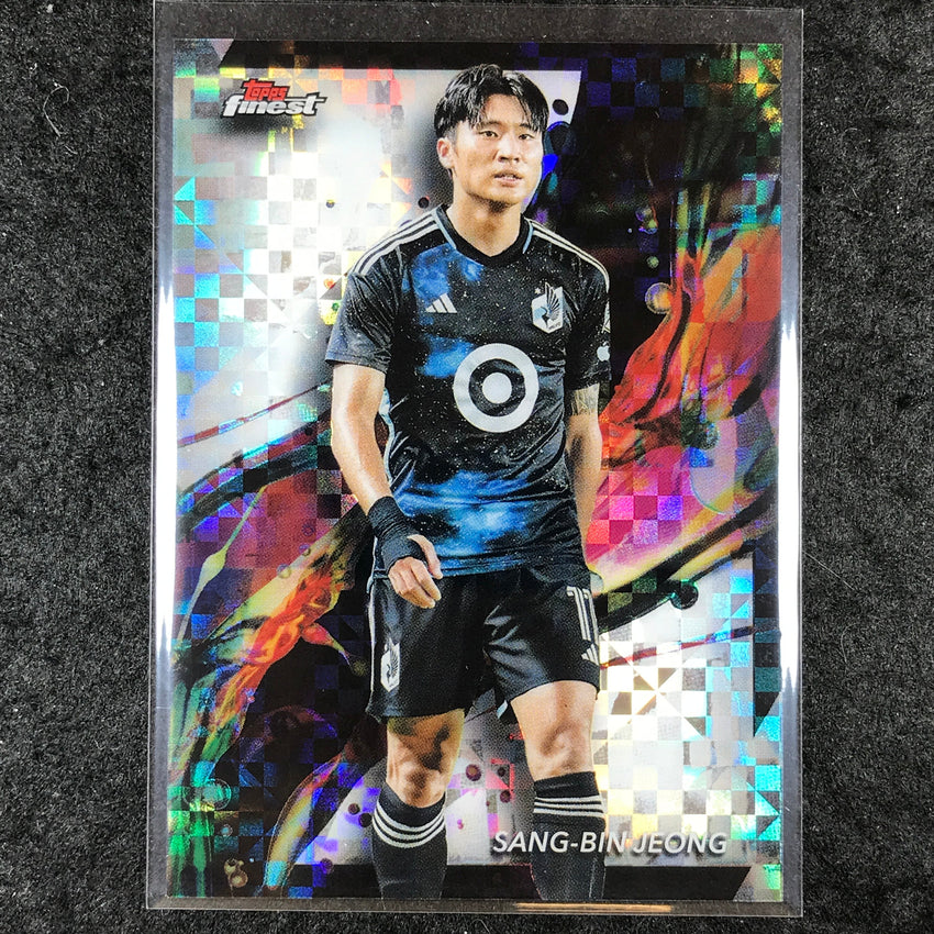 2024 Topps Finest MLS SANG-BIN JEONG Base Common Checkerboard #49