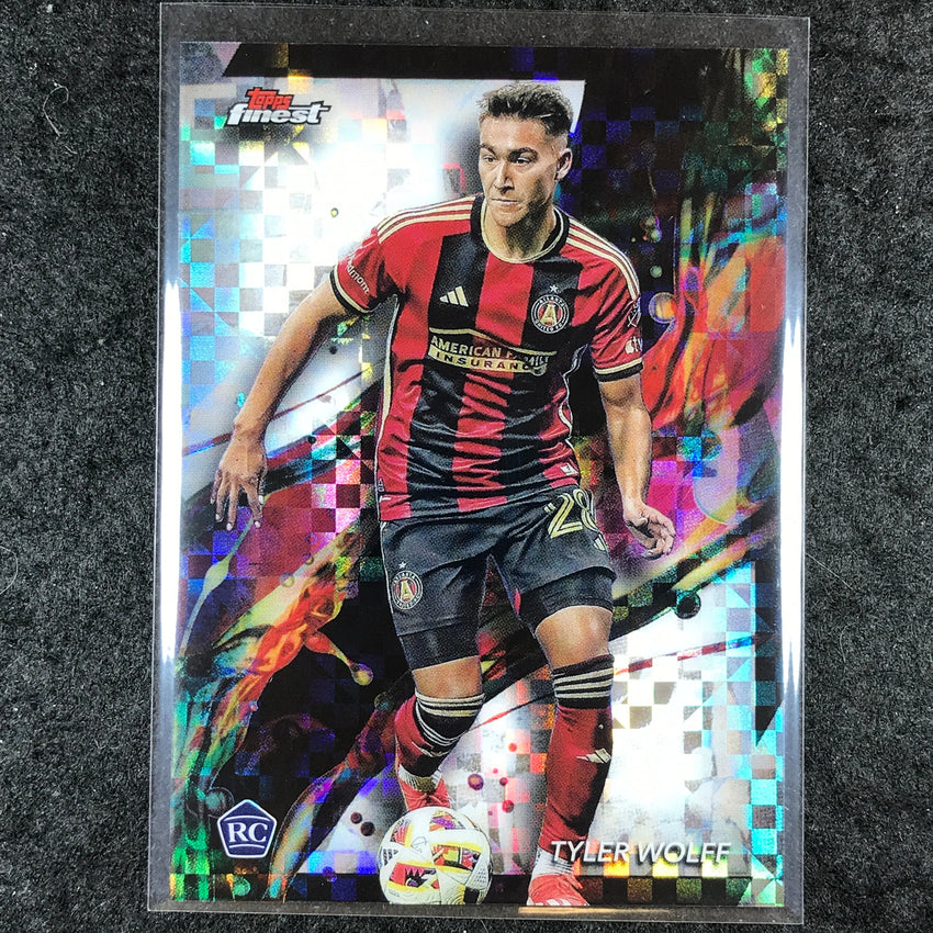 2024 Topps Finest MLS TYLER WOLFF Rookie Base Common Checkerboard #65