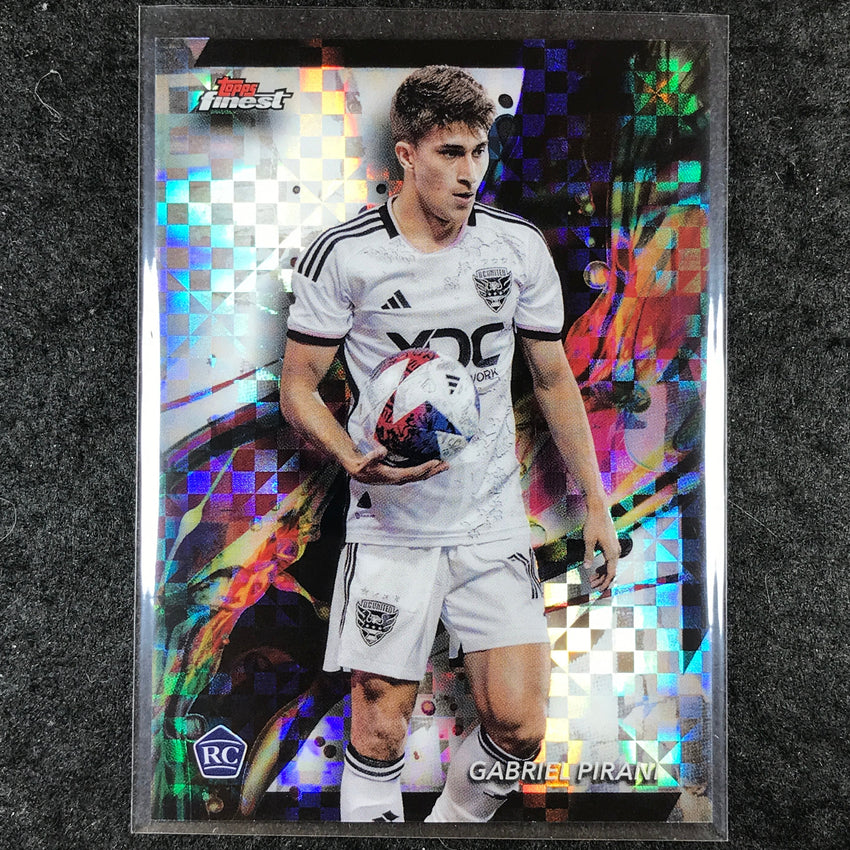 2024 Topps Finest MLS GABRIEL PIRANI Rookie Base Common Checkerboard #79