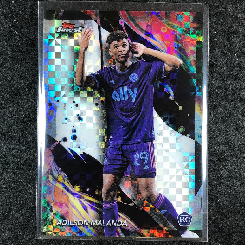 2024 Topps Finest MLS ADILSON MALANDA Rookie Base Uncommon Checkerboard #140