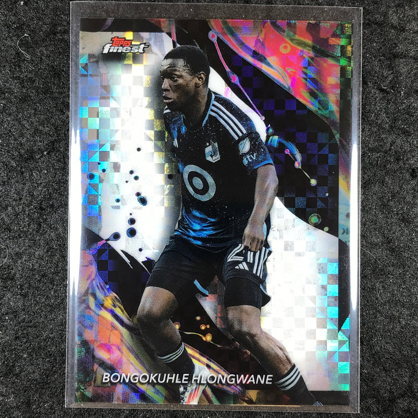 2024 Topps Finest MLS BONGOKUHLE HLONGWANE Base Uncommon Checkerboard #149