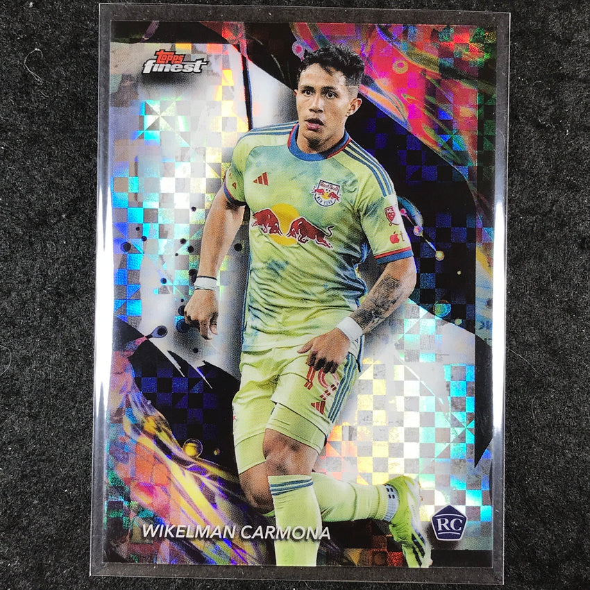 2024 Topps Finest MLS WIKELMAN CARMONA Rookie Base Uncommon Checkerboard #193