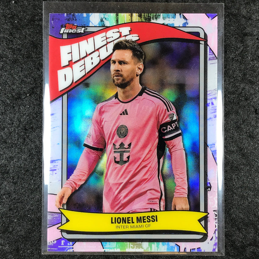 2024 Topps Finest MLS LIONEL MESSI Finest Debuts #1
