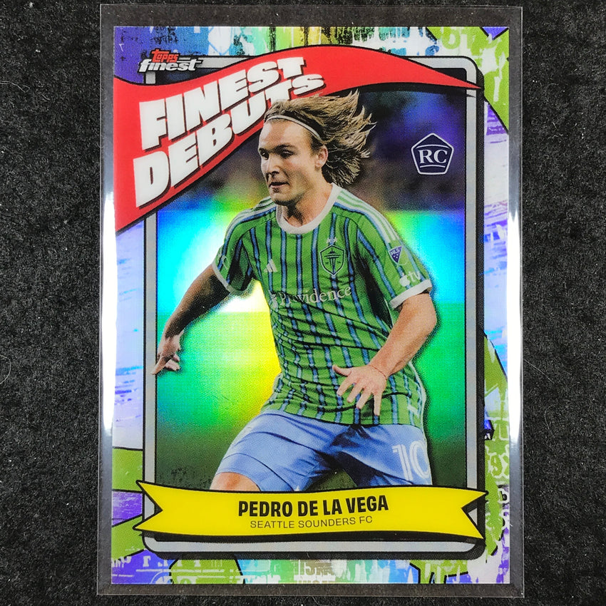 2024 Topps Finest MLS PEDRO DE LA VEGA Finest Debuts Rookie #2