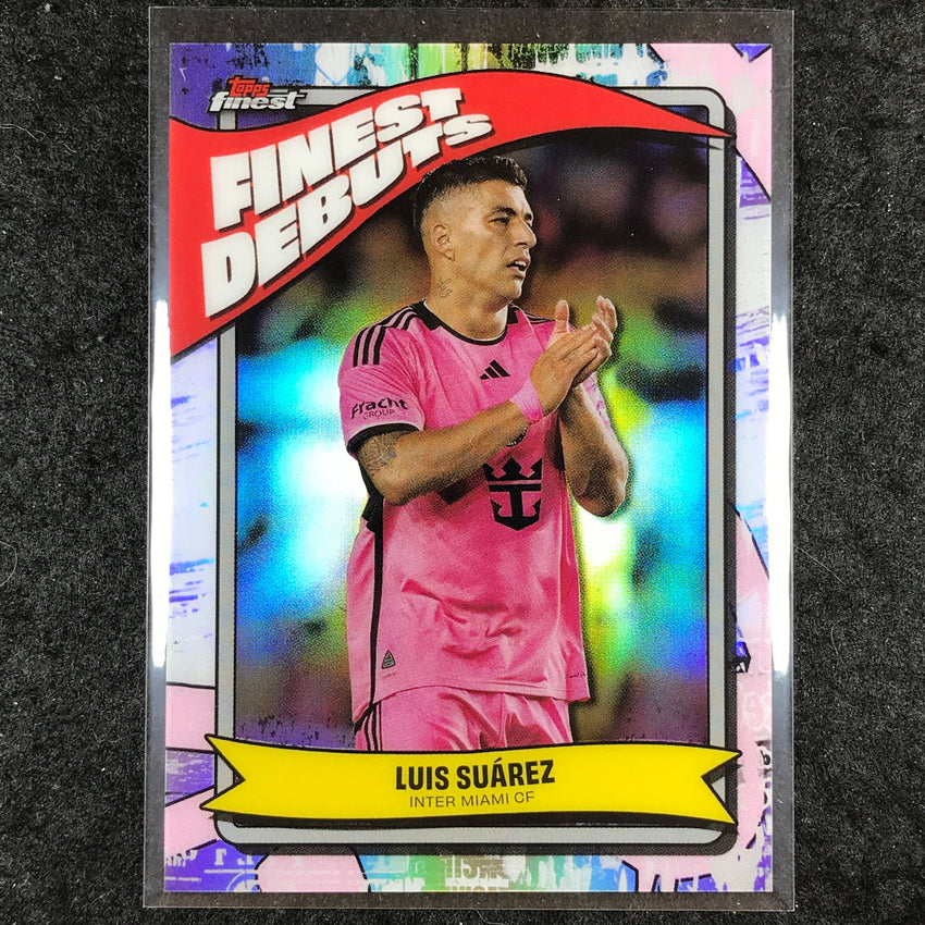 2024 Topps Finest MLS LUIS SUAREZ Finest Debuts #3