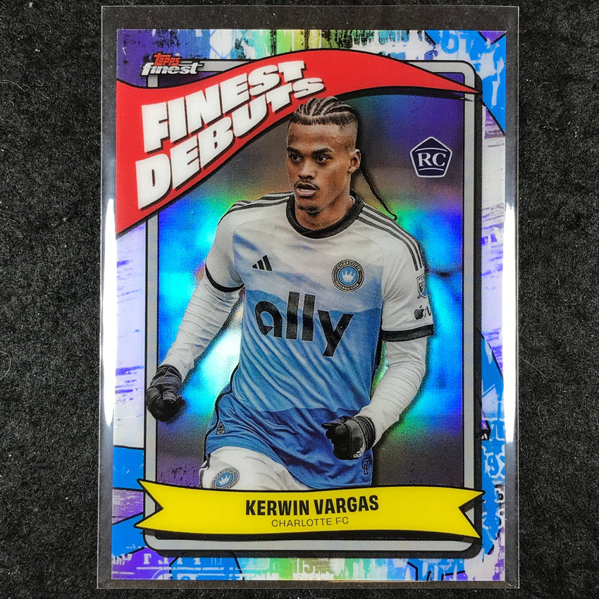 2024 Topps Finest MLS KERWIN VARGAS Finest Debuts Rookie #7