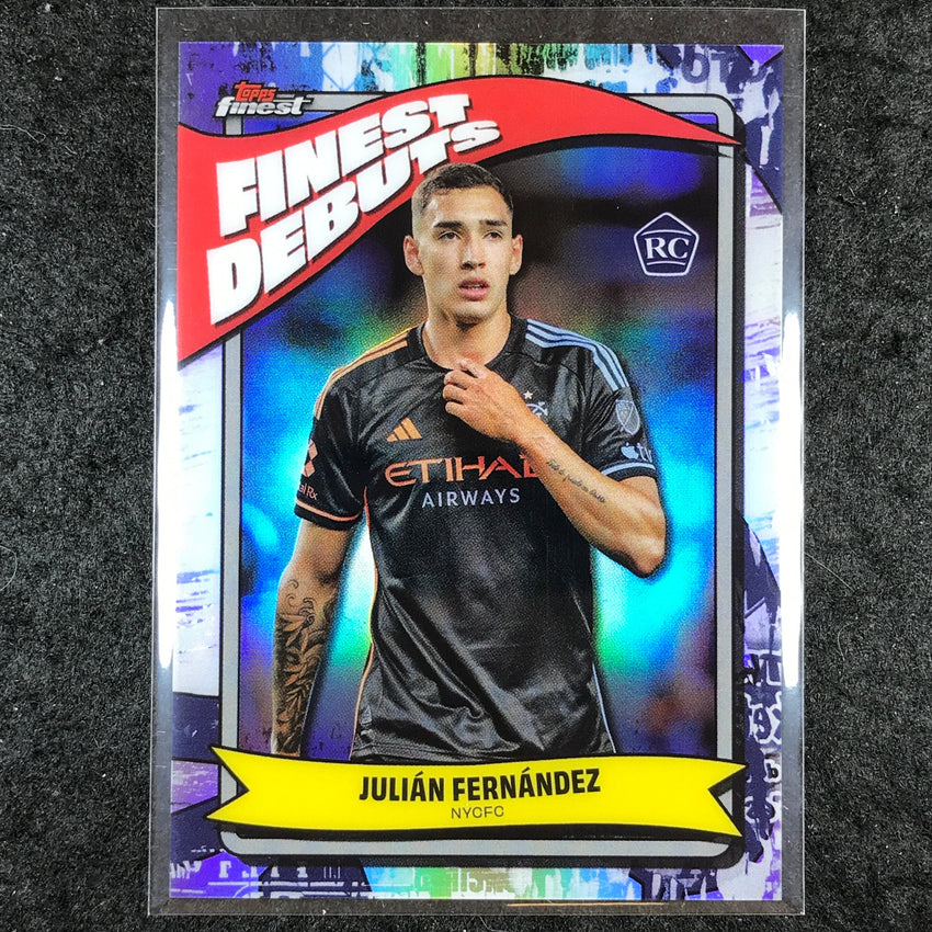 2024 Topps Finest MLS JULIAN FERNANDEZ Finest Debuts Rookie #8