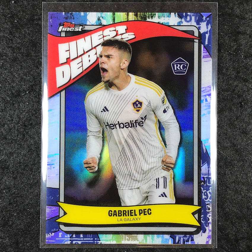 2024 Topps Finest MLS GABRIEL PEC Finest Debuts Rookie #11