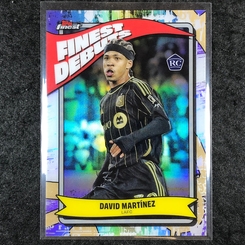 2024 Topps Finest MLS DAVID MARTINEZ Finest Debuts Rookie #12