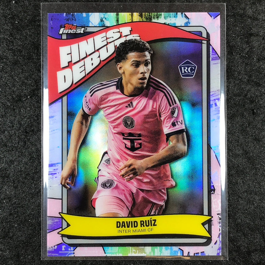2024 Topps Finest MLS DAVID RUIZ Finest Debuts Rookie #13