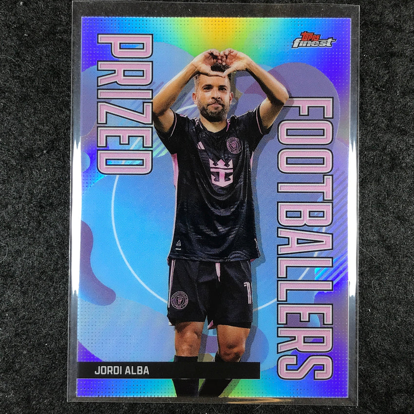 2024 Topps Finest MLS JORDI ALBA Prized Footballers #3