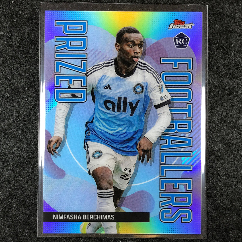 2024 Topps Finest MLS NIMFASHA BERCHIMAS Prized Footballers Rookie #19